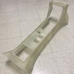 Fiberglass center tunnel console